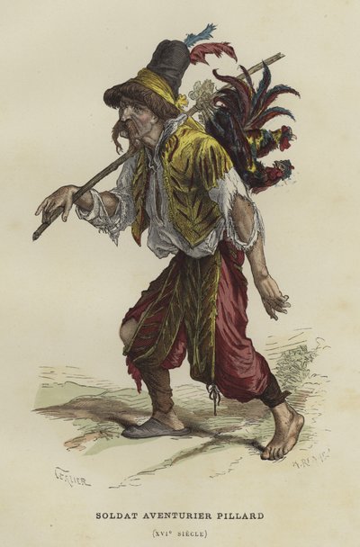 Katona és fosztogató alkotó: French School