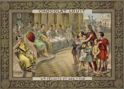 Római Szent Felicitas és hét fia alkotó: French School
