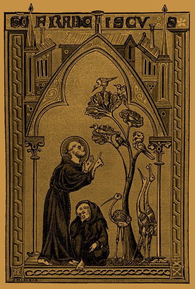 Assisi Szent Ferenc a madarakkal beszélget alkotó: French School
