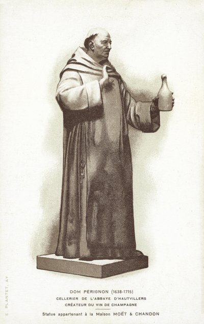 Dom Perignon szobra alkotó: French School
