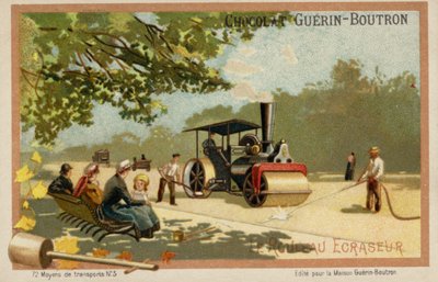 Gőzhenger (chromolitho) alkotó: French School
