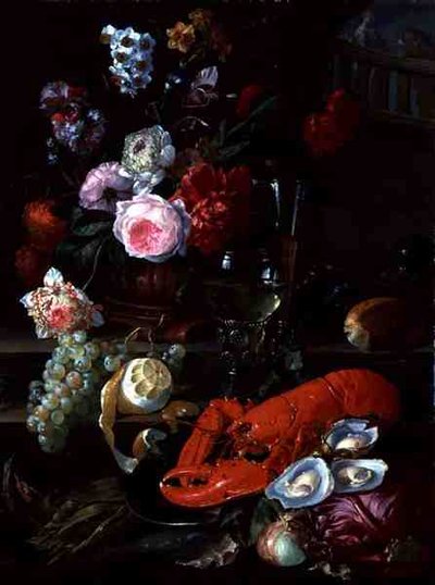 Csendélet homárral, 1700 körül (olaj, vászon) alkotó: French School