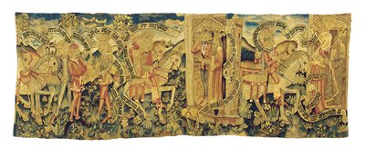 Strasbourg mitológiai kárpittöredék, 1470-90 körül alkotó: French School
