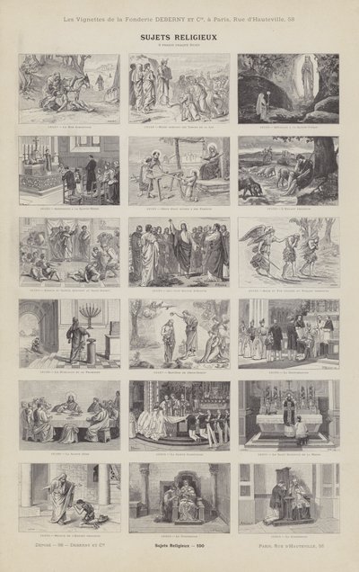 Vallási tárgyak alkotó: French School