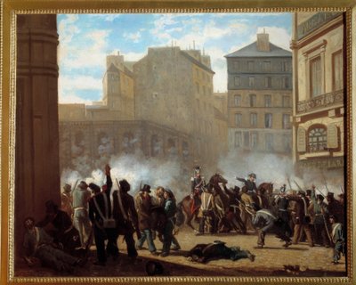 A királyi palota vízivár teréről készült február 24-én alkotó: French School