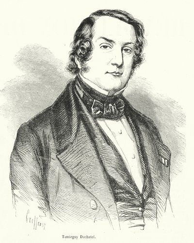 Tanneguy Duchatel francia politikus és belügyminiszter, aki az 1848-as francia februári forradalomban vesztette el hivatalát alkotó: French School