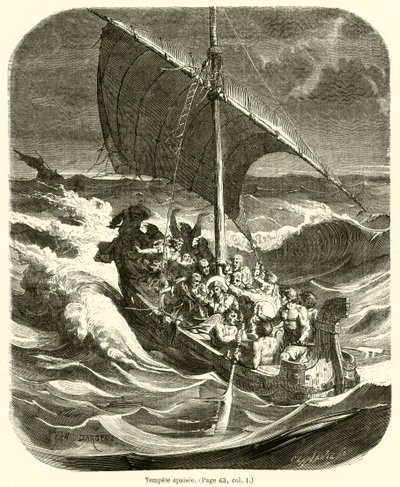 Tempete apaisee (metszet) alkotó: French School