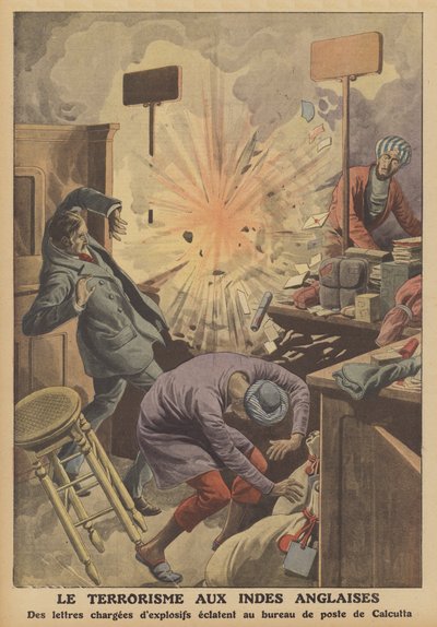 Terrorizmus Brit-Indiában (színes litó) alkotó: French School