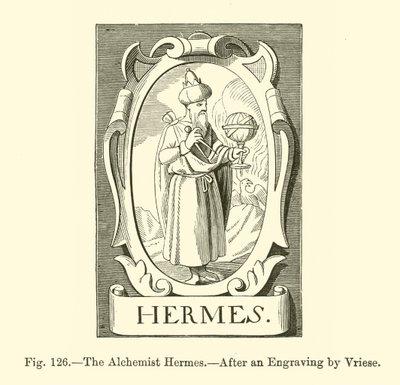 Hermész alkimista (metszet) alkotó: French School