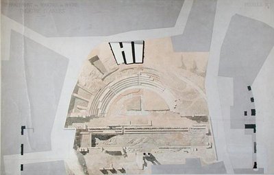 Das Amphitheater von Arles von French School