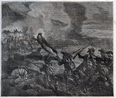 A loanói csata 1795. november 23-24-én volt az első koalíció háborúja alatt – Maurice La Charest új nemzeti enciklopédiája – 1870 alkotó: French School