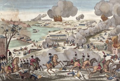 A wagrami csata, 1809. július 6 alkotó: French School