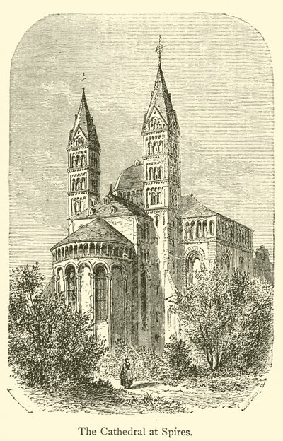 A katedrális Spiersnél (metszet) alkotó: French School
