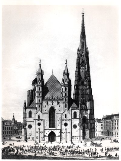 A bécsi Szent István-székesegyház, 1821 alkotó: French School