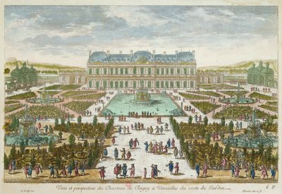 Clagny kastélya és kertje Versailles-ban alkotó: French School