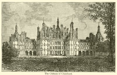 Chambord kastélya (metszet) alkotó: French School