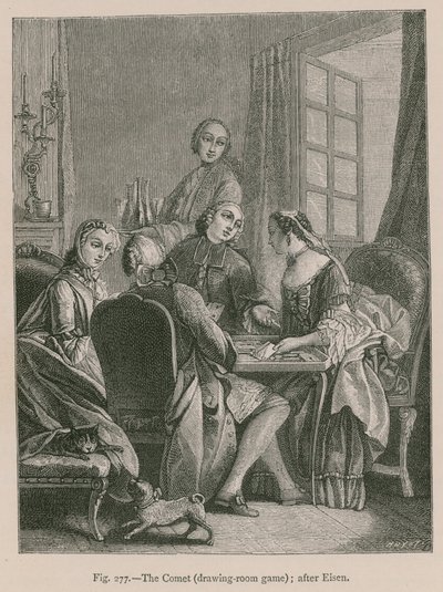 Az üstökös (Drawing-Room Game); Eisen után alkotó: French School