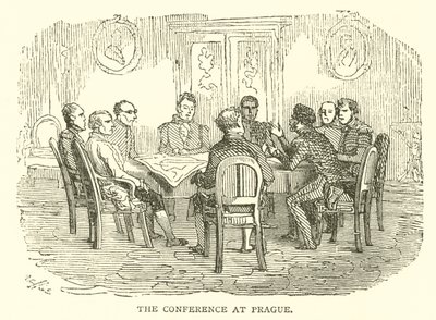 A prágai konferencia (metszet) alkotó: French School