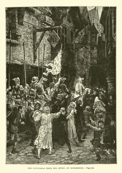 A rendőr lóháton lépett be alkotó: French School