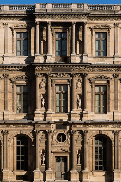 A Cour Carree, északi oldal alkotó: French School