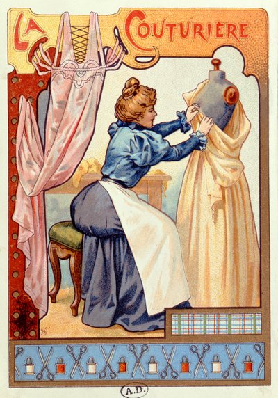 The Couturier, 1899 alkotó: French School