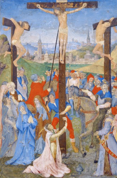A keresztre feszítés, Misekönyvből alkotó: French School
