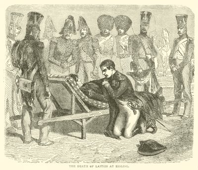 Lannes halála Esslingben (metszet) alkotó: French School