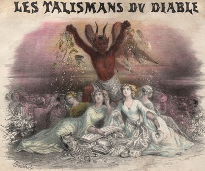 Az ördög talizmánjai, dal quadrille-hoz. Litográfia alkotó: French School