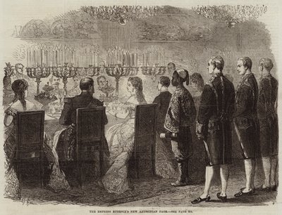 Eugenie császárné új abesszin lapja (metszet) alkotó: French School