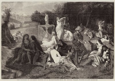 Jouvence szökőkútja (metszet) alkotó: French School