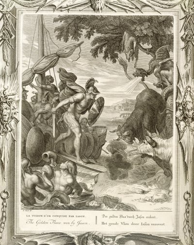 Az aranygyapjú, amelyet Jason nyert alkotó: French School