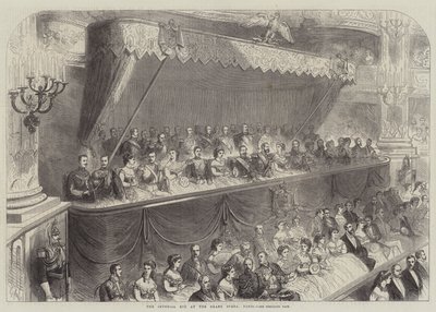 A császári doboz a párizsi Grand Operaházban alkotó: French School