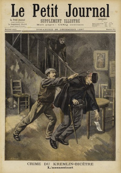 A Kreml-Bicetre gyilkosság, Párizs, 1897 alkotó: French School