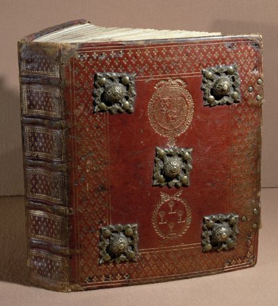 A Cour des Comptes-i Livre Ferre (bőr és vellum) alkotó: French School
