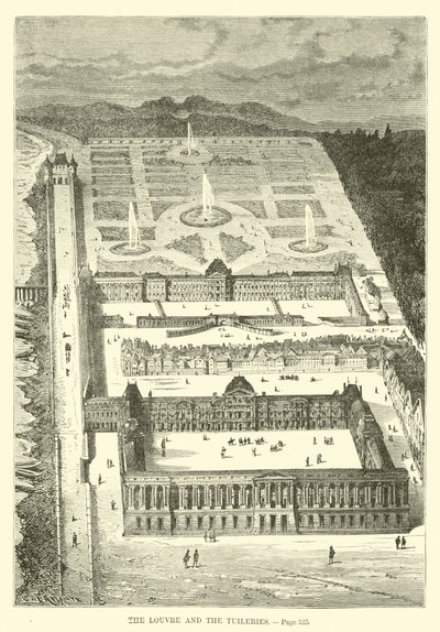 A Louvre és a Tuileriák alkotó: French School