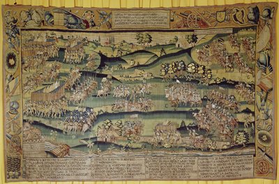A két hadsereg találkozása a jarnaci csatában, 1569. március 13. alkotó: French School
