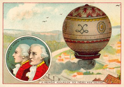 A Montgolfier Brothers első ballonos emelkedése alkotó: French School
