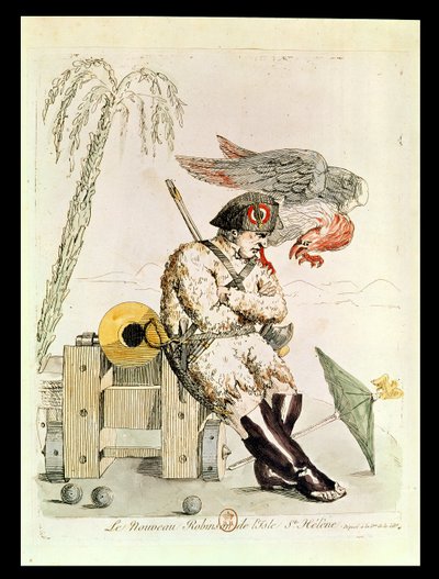 Szent Ilona új Robinsonja, 1815 alkotó: French School