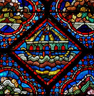 A Noé ablaka: a galamb kiszabadul a bárkából (w47) alkotó: French School