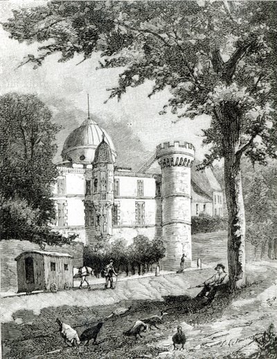 Camille Flammarion csillagvizsgálója a Juvisyben alkotó: French School