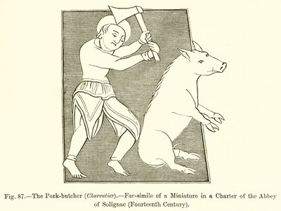 A sertéshentes (Charcutier) alkotó: French School