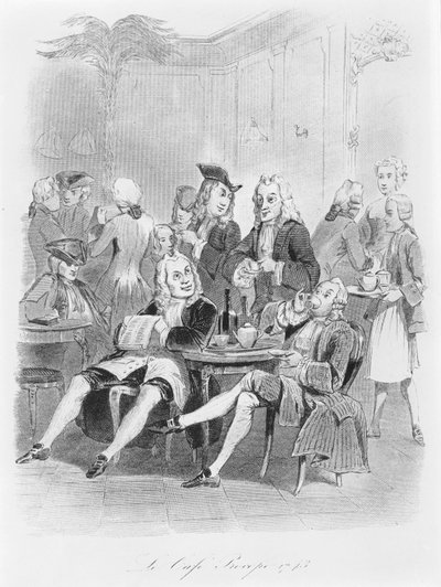A Procope 1743-ban, 1840 körül alkotó: French School