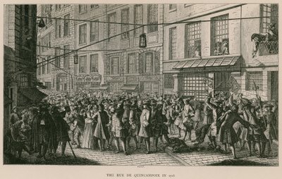 A Rue de Quincampoix 1718-ban alkotó: French School
