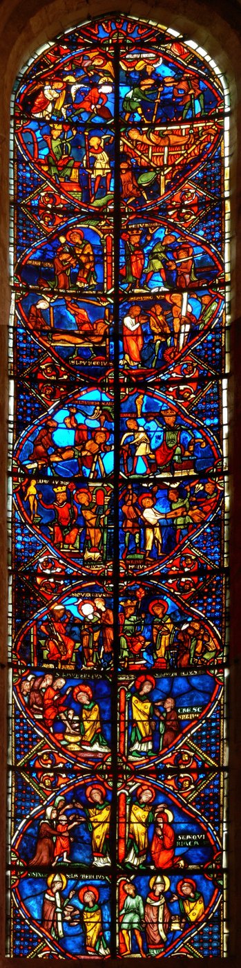 A St. Laurence ablak alkotó: French School