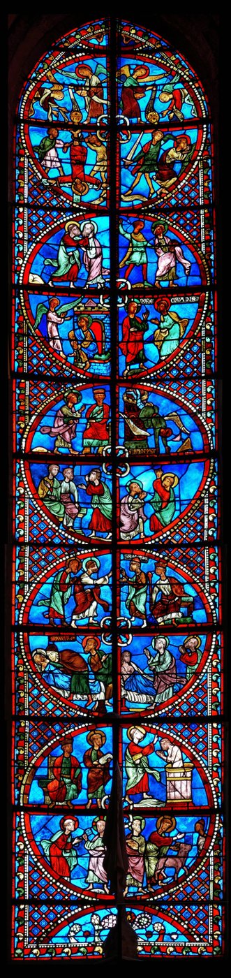 A Szent Péter és Szent Pál ablak alkotó: French School