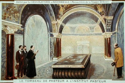 Louis Pasteur (1822-95) sírja a párizsi l