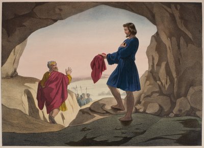József vérfoltos kabátja, illusztráció az LHistoire Sainte katekizmusból, Charles Delagrave, Párizs, 19. század vége alkotó: French School