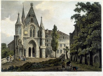 A navarrai főiskola kápolnája 1804 körül (Politechnikai Iskola). alkotó: French School