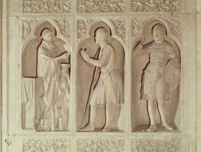 A lovag közössége, részlet a hajó nyugati végéből, 1245-57 alkotó: French School