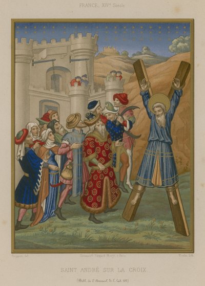 Szent András keresztre feszítése alkotó: French School